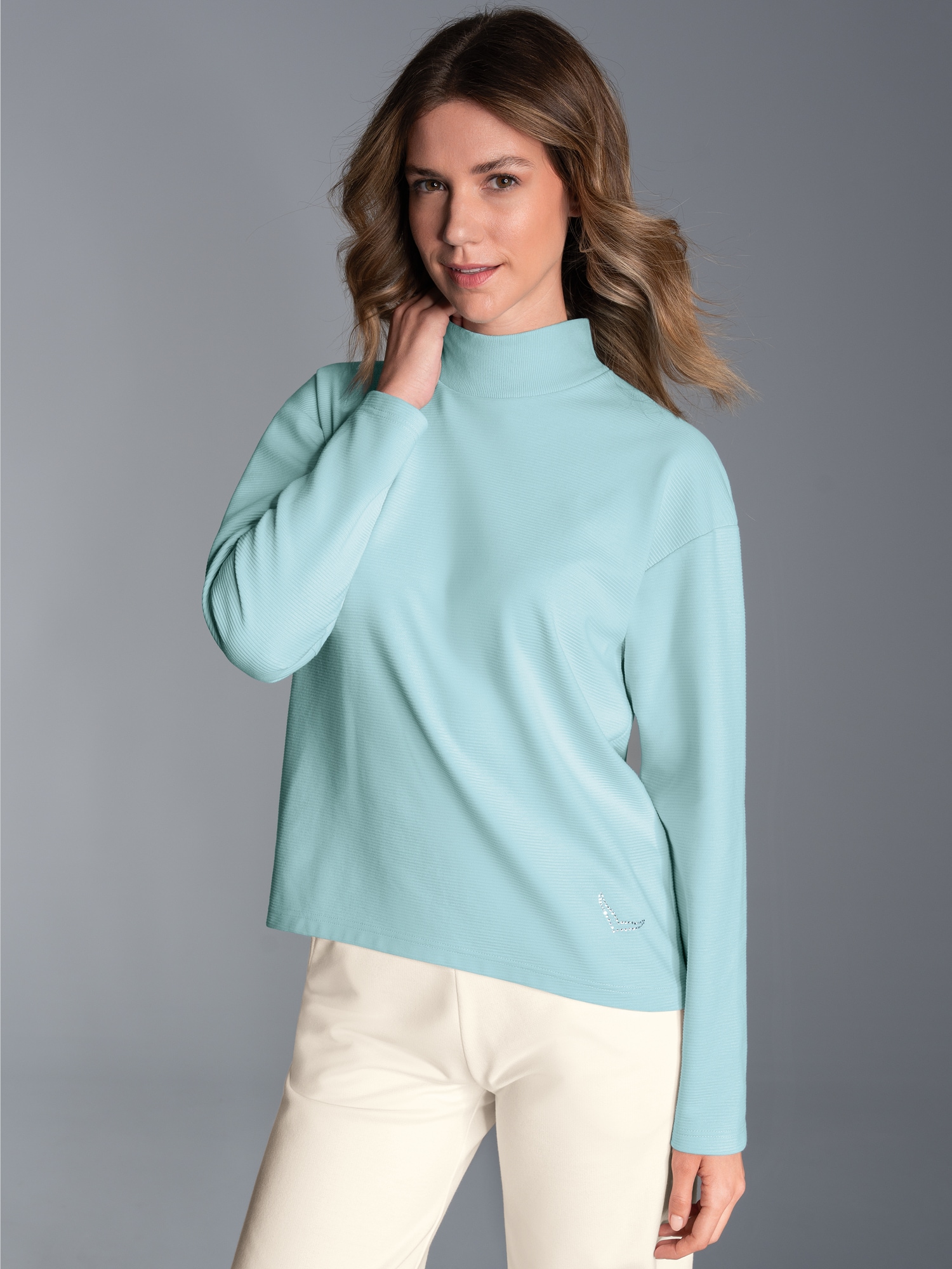 Sweatshirt mit Stehkragen Gletscher