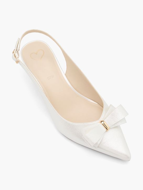 Catwalk Slingpumps Weiss