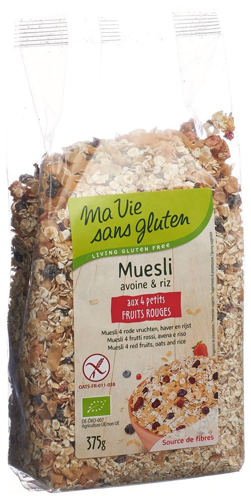 Ma Vie Sans Gluten Müesli<br>375 g, 4 rote Früchte