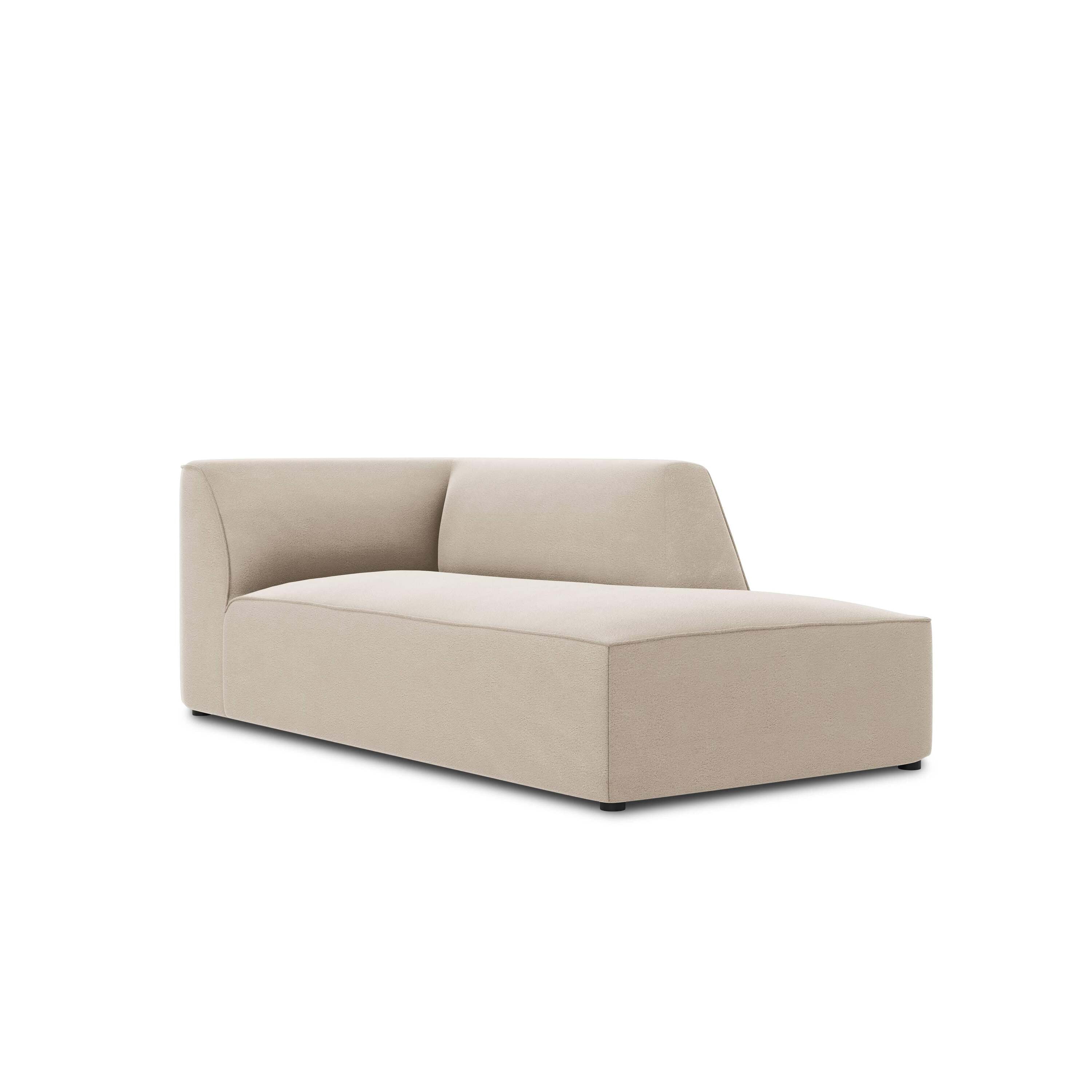 Windsor & Co Sao Chaise Longue Rechts - Velvet - Beige