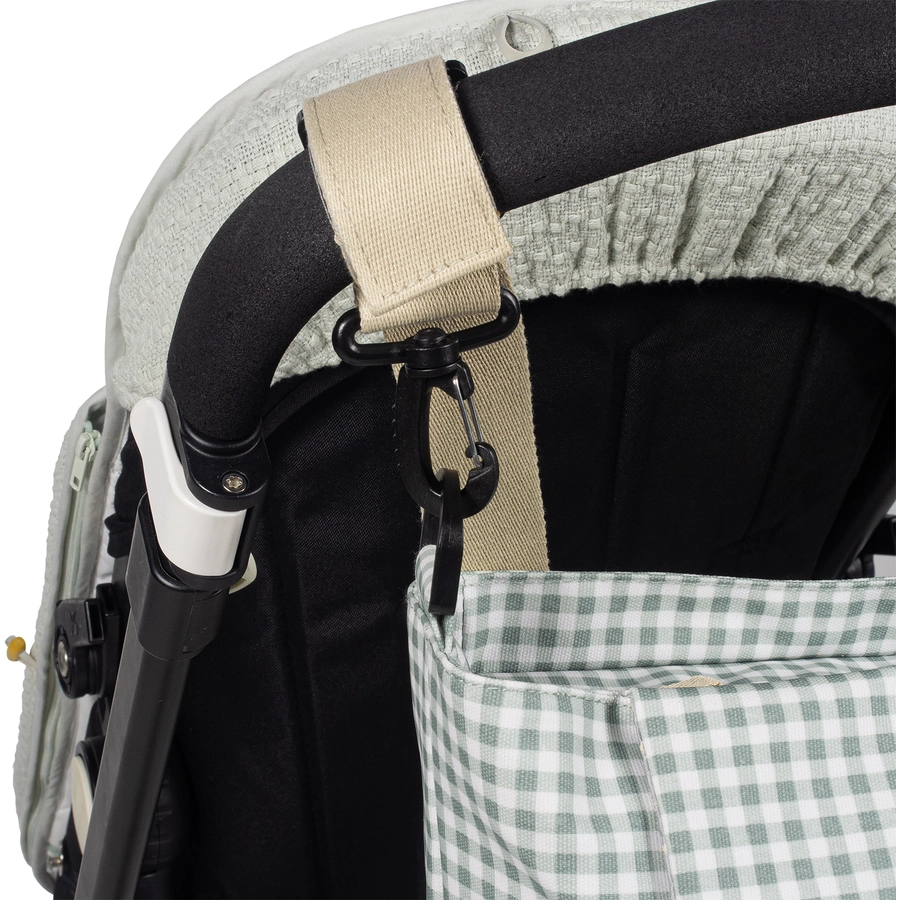 Walking Mum Wickeltasche I Love Vichy Grün