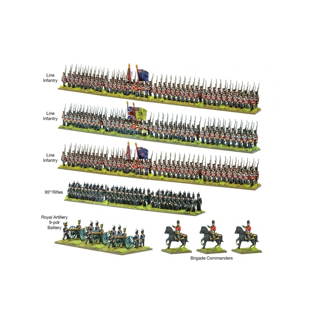 Black Powder Epic Battles : Waterloo - British Infantry Brigade