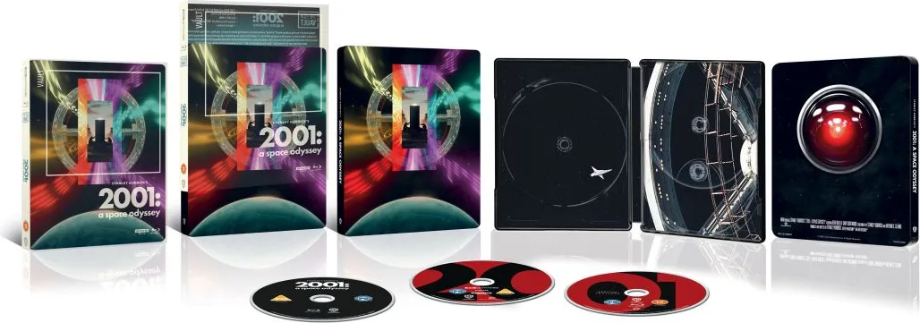 2001 : L'Odyssée de l'espace Steelbook The Film Vault (Blu-ray UHD 4K   2 Blu-ray) Disques Blu-ray films