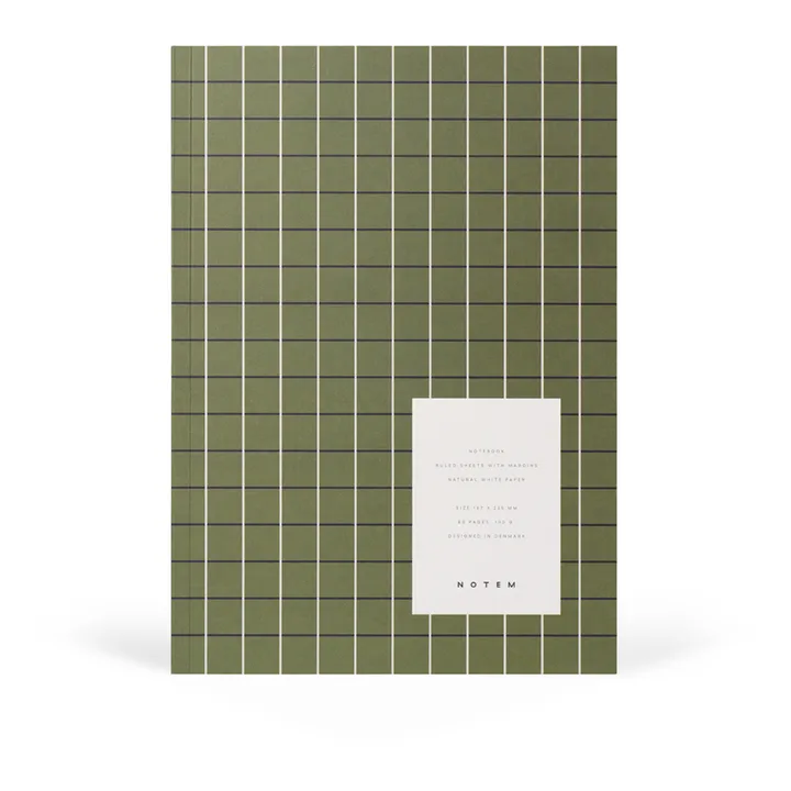 Notem Carnet ligné Vita | Vert