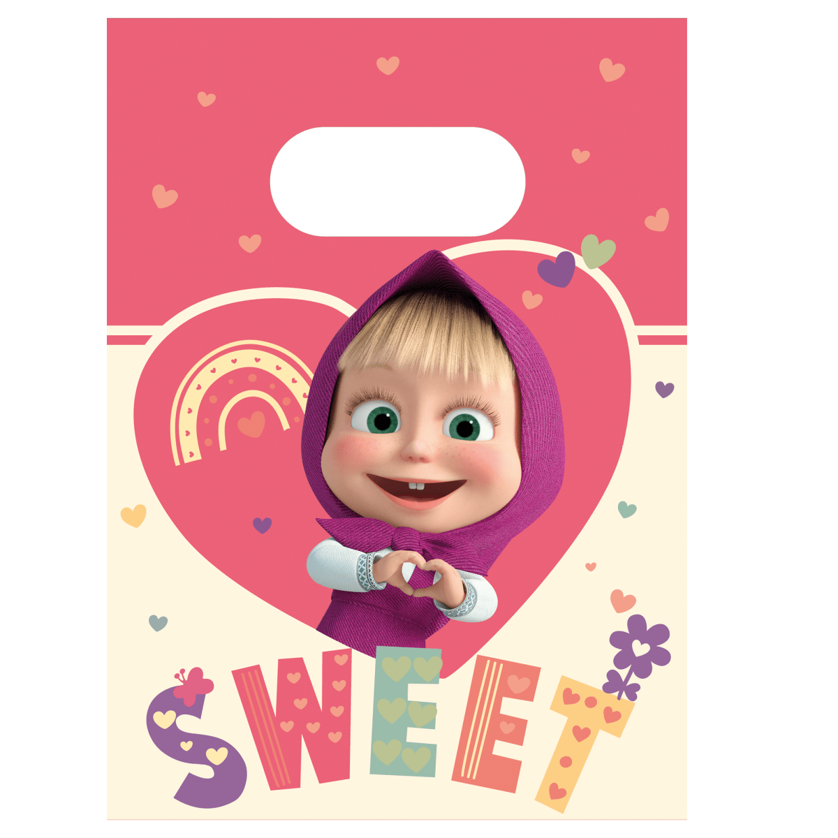 Masha En De Beer Uitdeelzakjes 4st