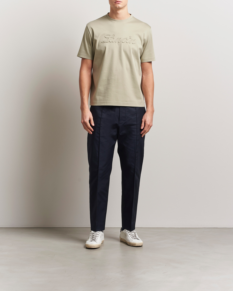 Lanvin Elasticated Waist Trousers Navy