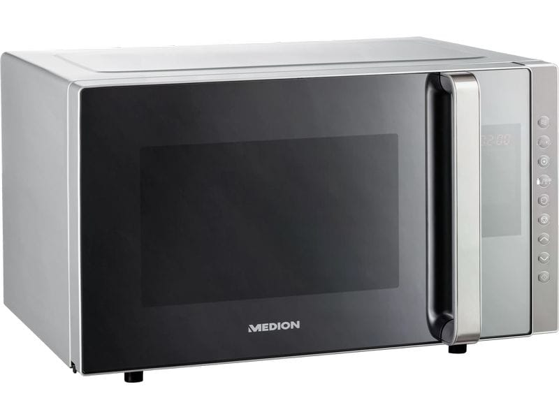 Medion Mikrowelle mit Grill MD 17495 Grau Kombination aus Mikrowelle, Grill und Ofen