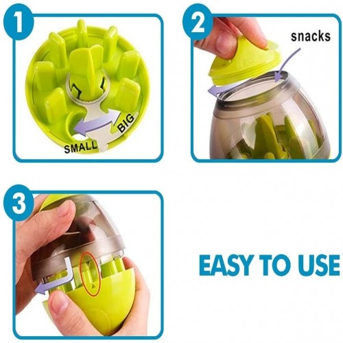 Brinquedo interativo para cães Edipets com dispensador de comida.