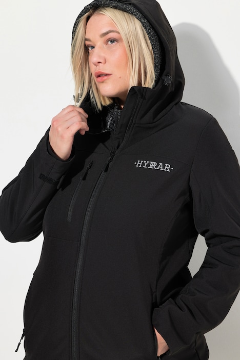 HYPRAR Softshelljacke, wasserabweisend, Stretch, Reflektor