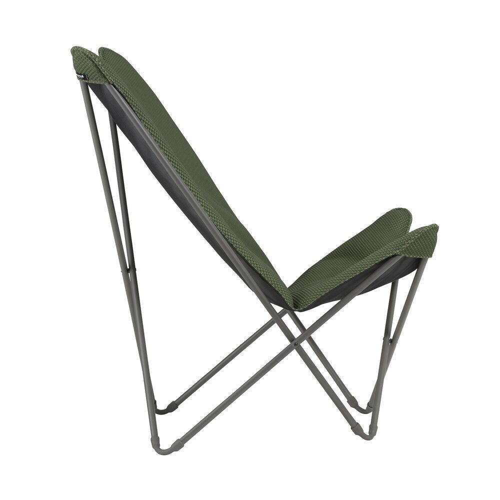 Gepolsterter Breiter Butterfly Chair Pop Up XL BeComfort® Grün Olive