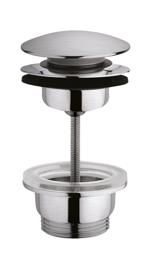 Plieger Roma 2 in 1 design afvoerplug chroom mat
