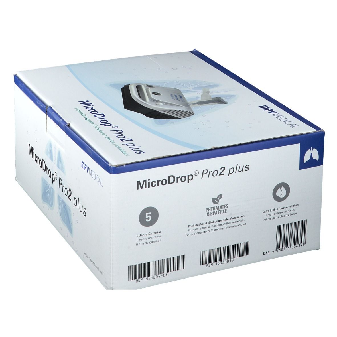 MicroDrop® Pro 2 plus Profi-Inhalationsgerät