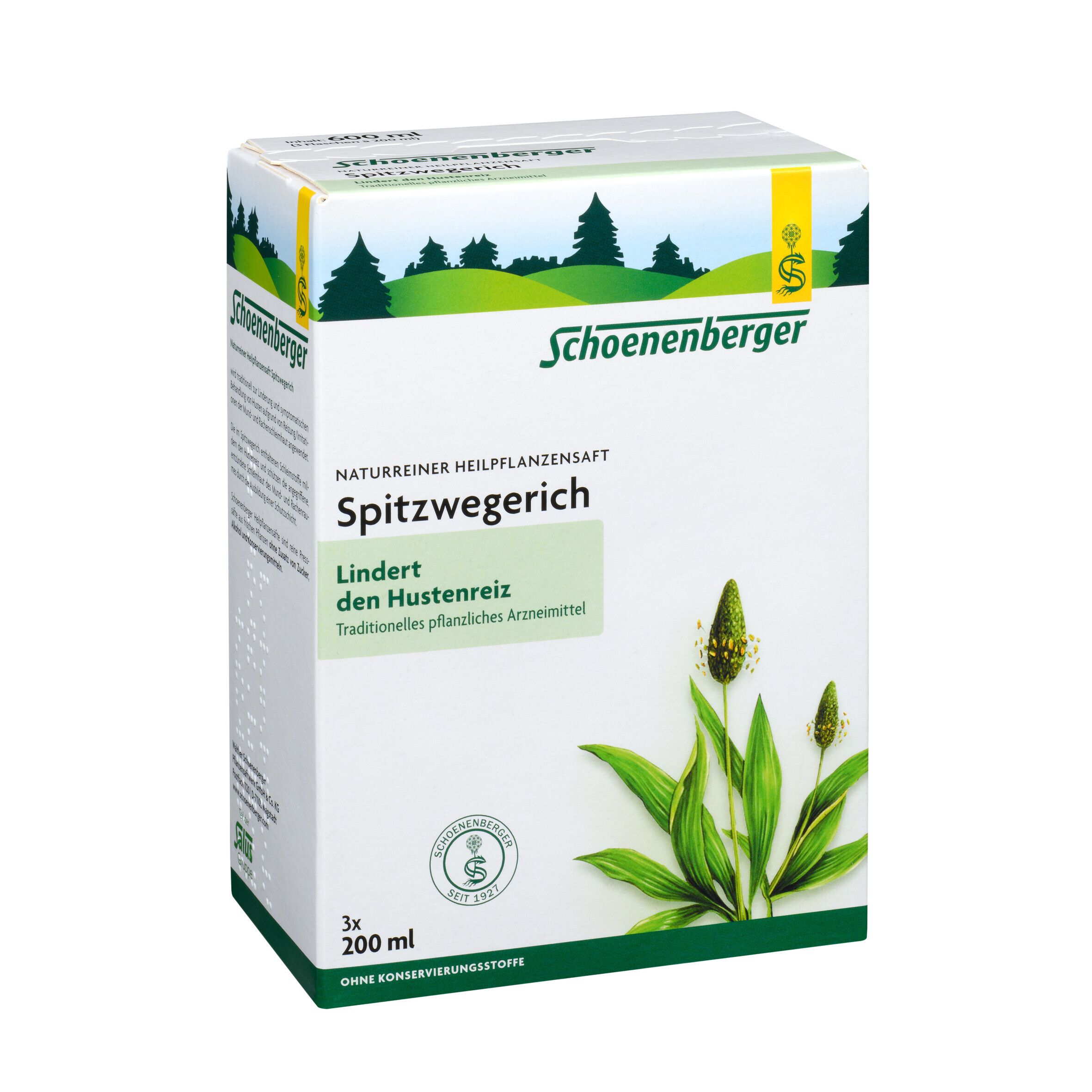 Schoenenberger® Heilpflanzensaft Spitzwegerich