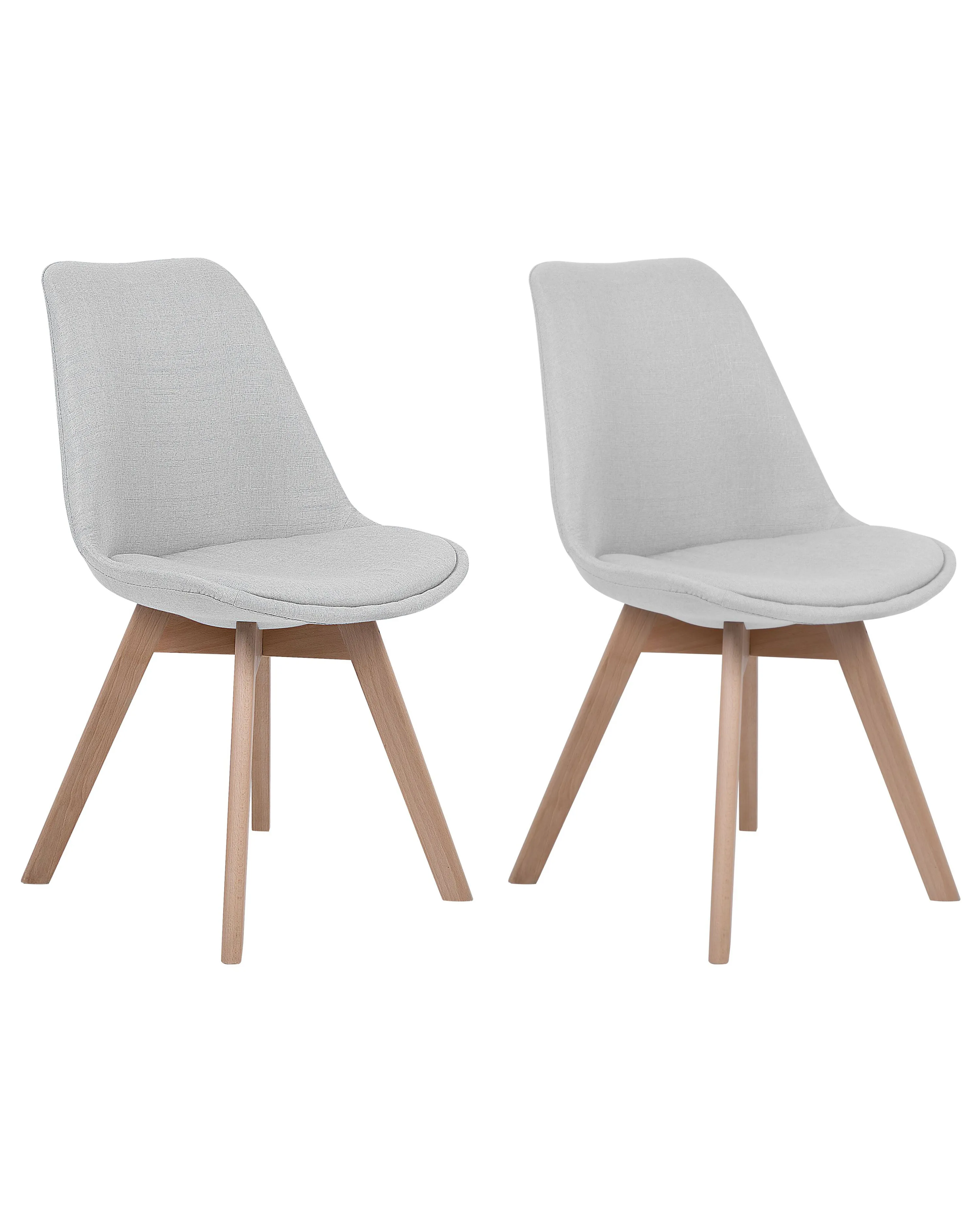 Set van 2 eetkamerstoelen DAKOTA II Lichtgrijs