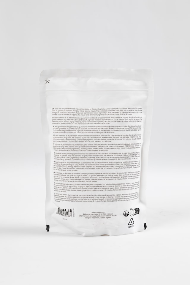 Resin Støpemiks, hvit, 800 g/ 1 pk.