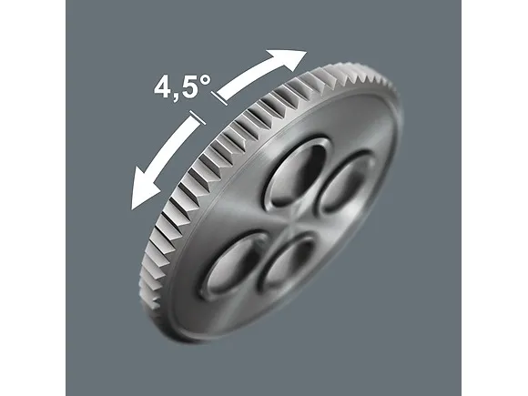 Wera Series 400 T-Handle 416 RA - Bitholdende skruetrækker med skraldefunktion - 45 mm - 1/4