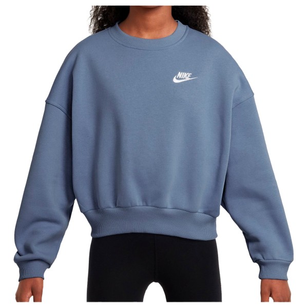 Nike - Girl's Club Fleece Boxy Crew-Neck Sweatshirt - Pull