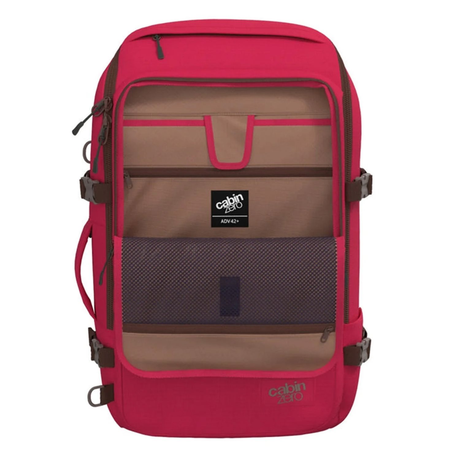 CabinZero Adventure Pro 42L Cabin Backpack miami magenta