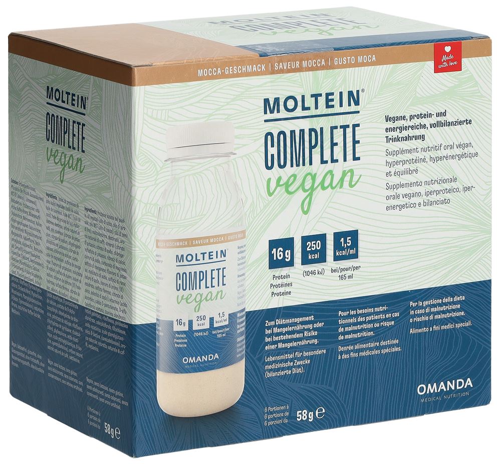 moltein Complete Plv Vegan Mocca Fl 58 g
