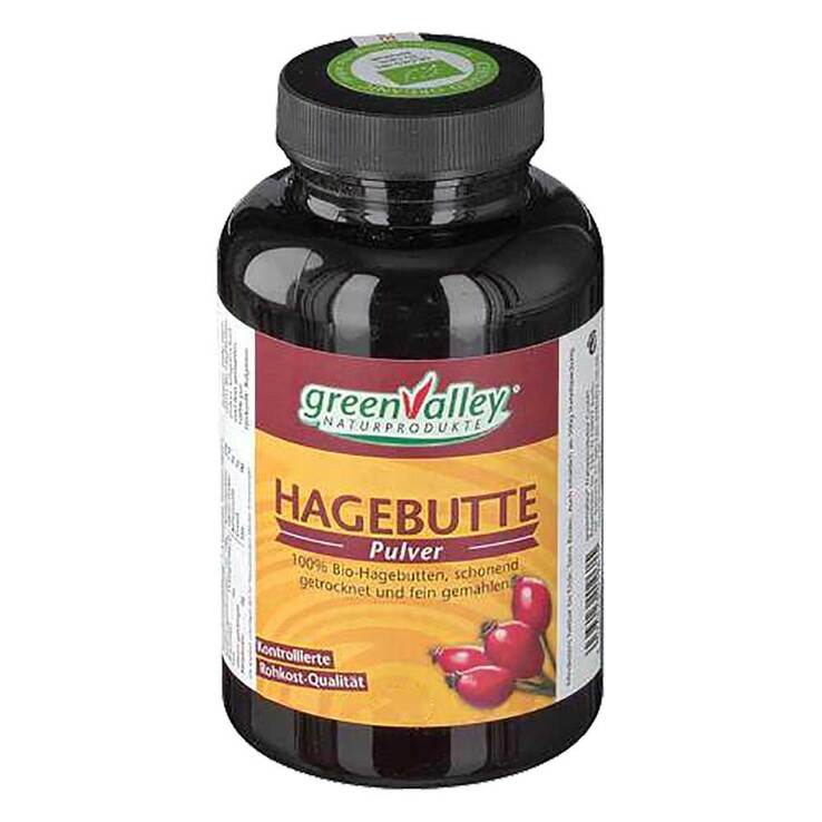 Hagebutten Pulver Bio greenvalley, 500 g