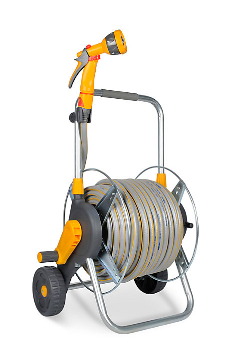 Chariot métal équipé Hozelock ø12,5 mm L.40 m
