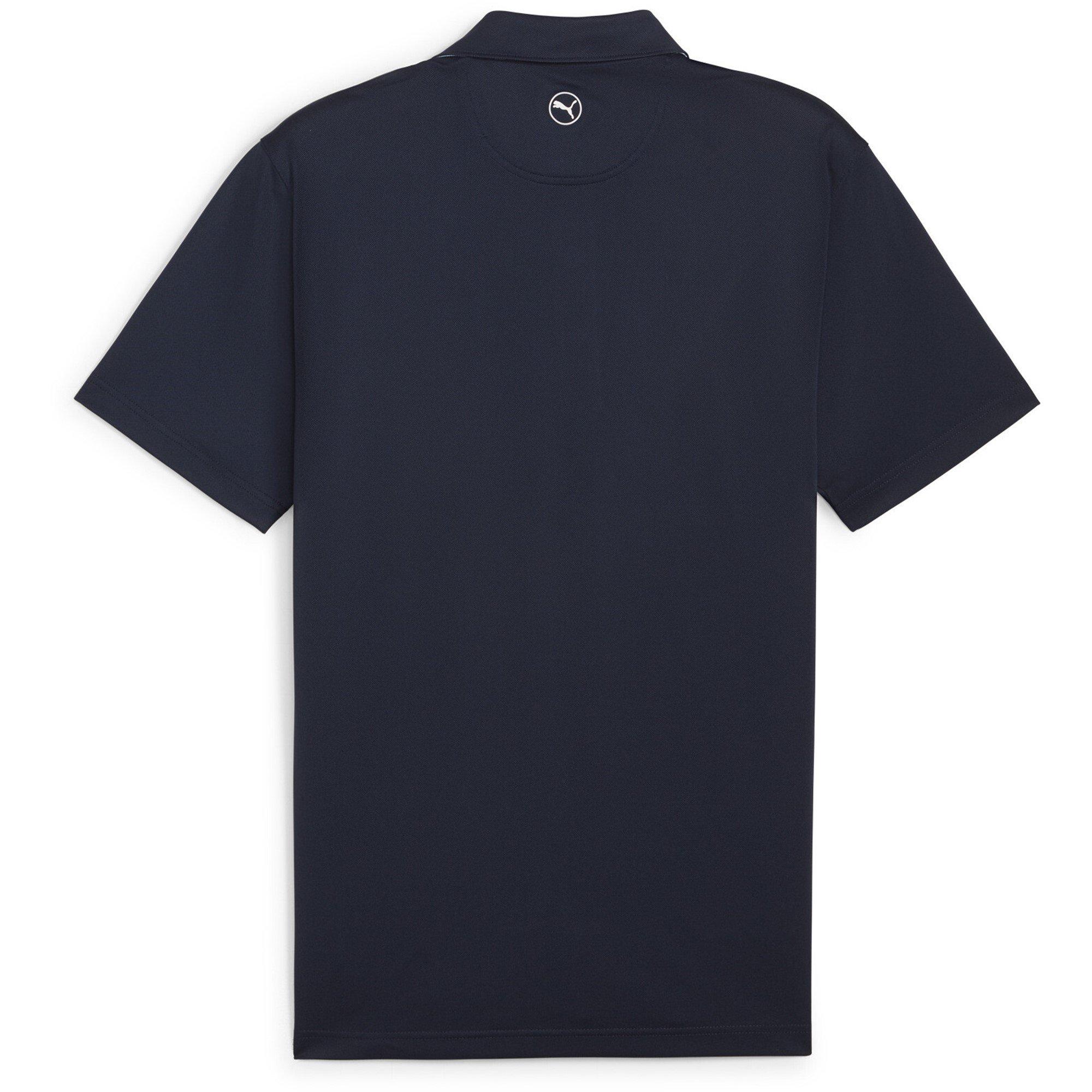 Puma Puma Pique Gingham Solid Polo Shirt Mens