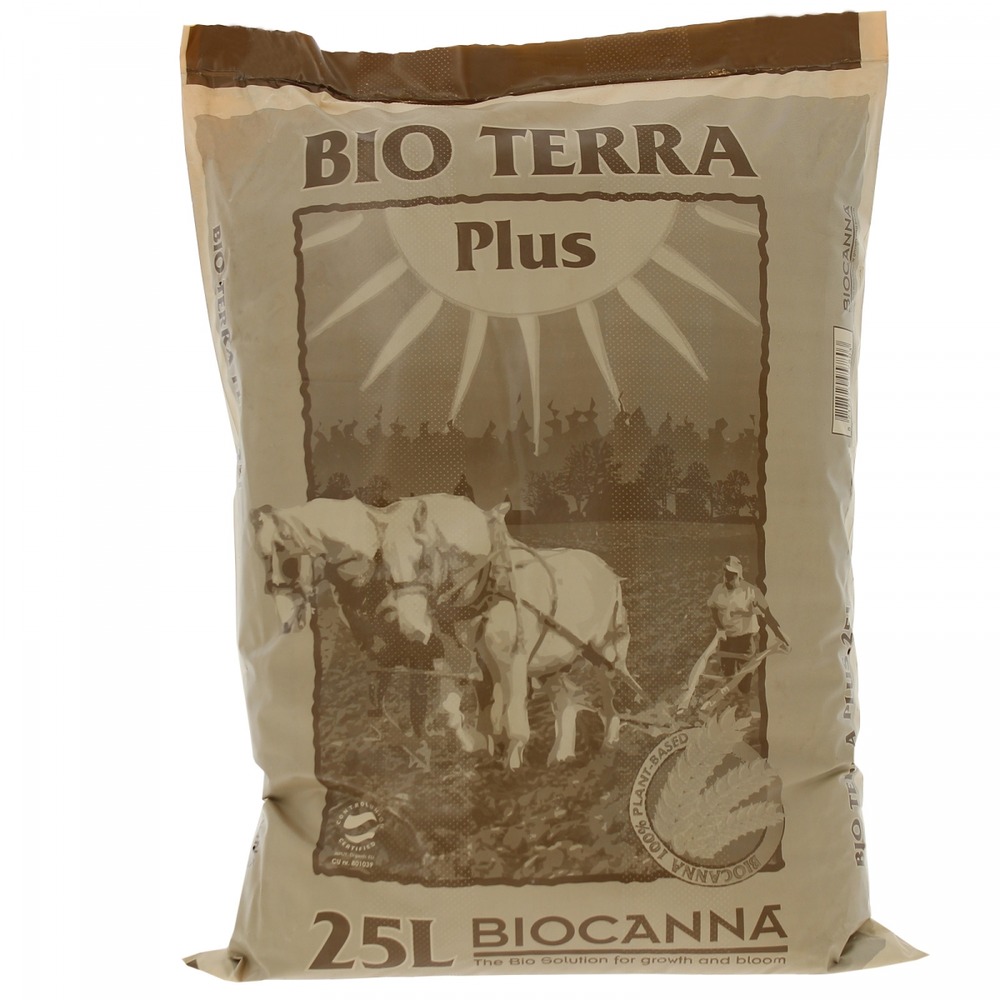 Terreau bio terra plus sac de 25 litres