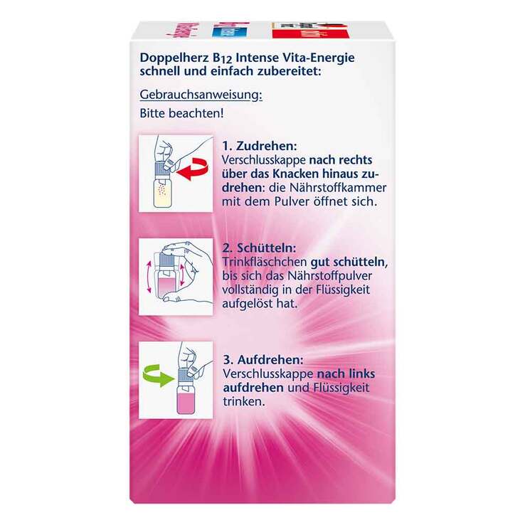 Doppelherz B12 Intense Vita-Energie Trinkflasche , 18 St