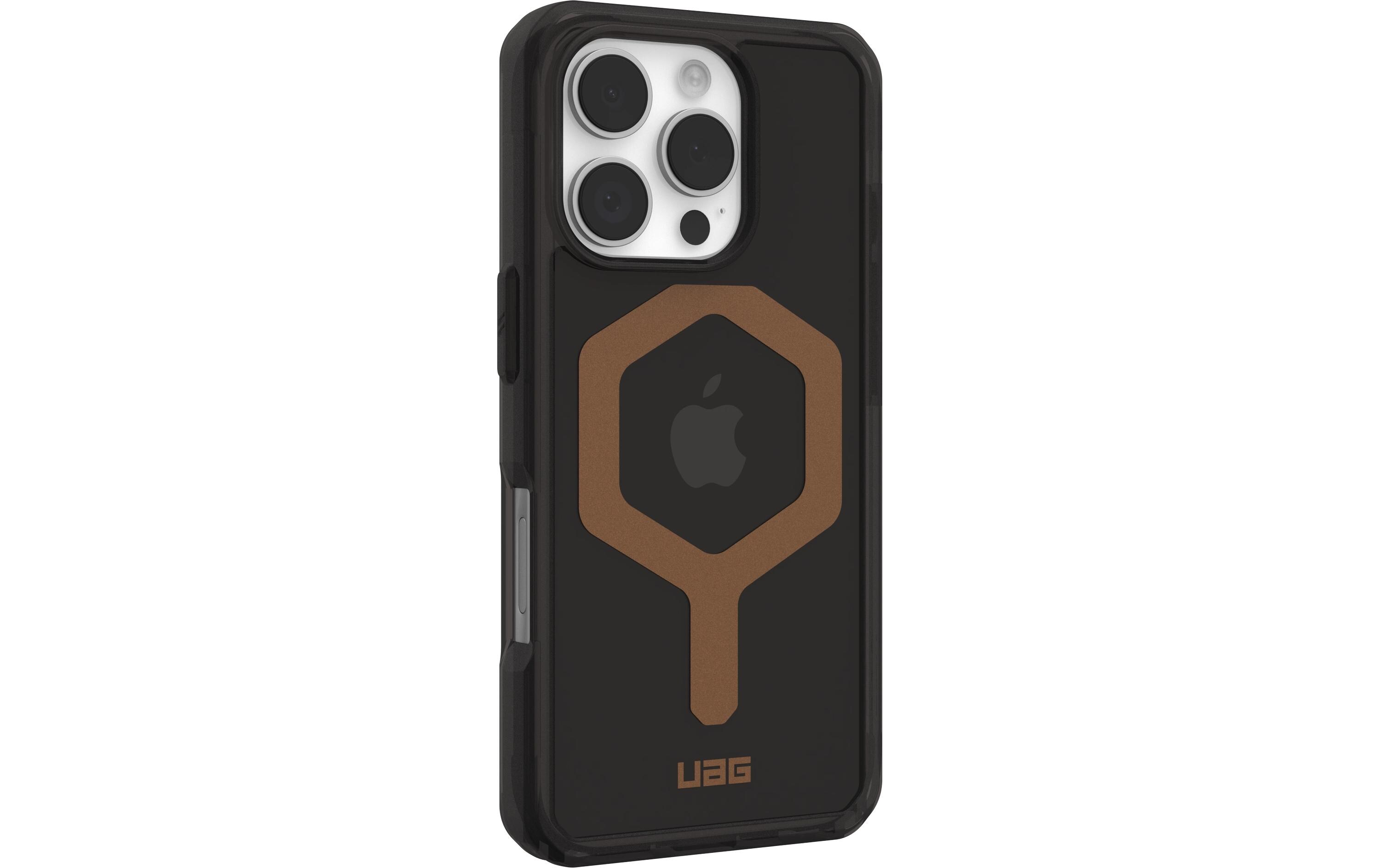 Back Cover Plyo MagSafe Apple iPhone 16 Pro Black/BronzeSchutzhülle für das Apple iPhone 16 Pro