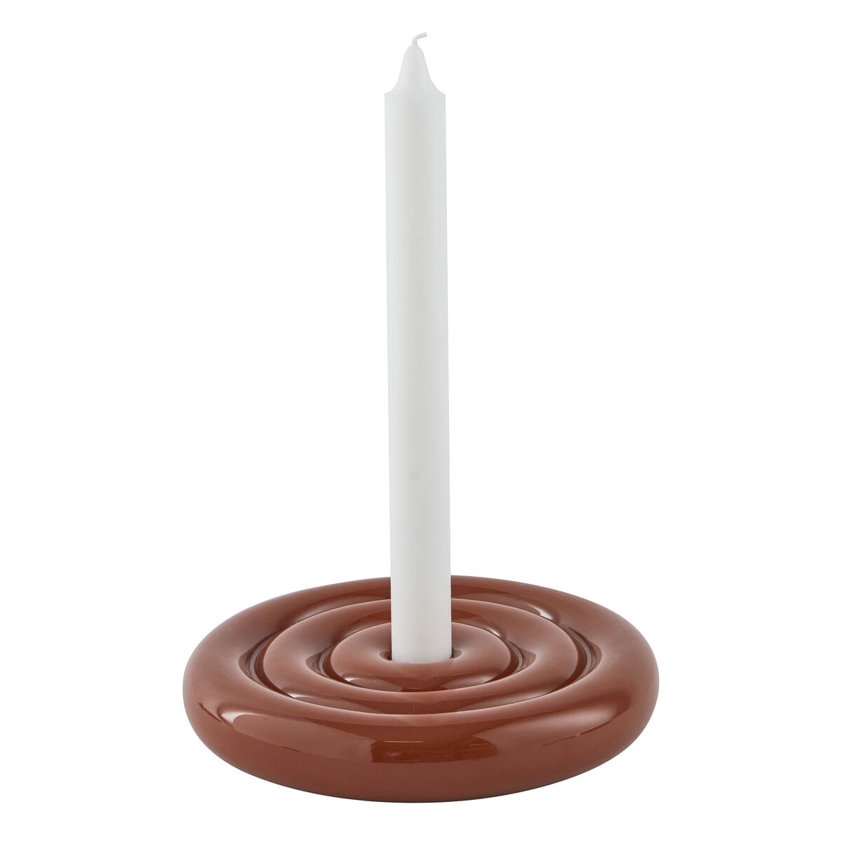 Savi lysestake keramikk 2,5 cm, nutmeg