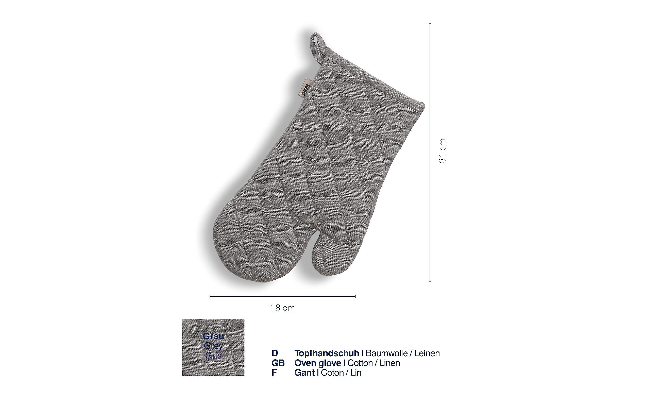 Küchenhandschuh Puro GrauBackofen Handschuh