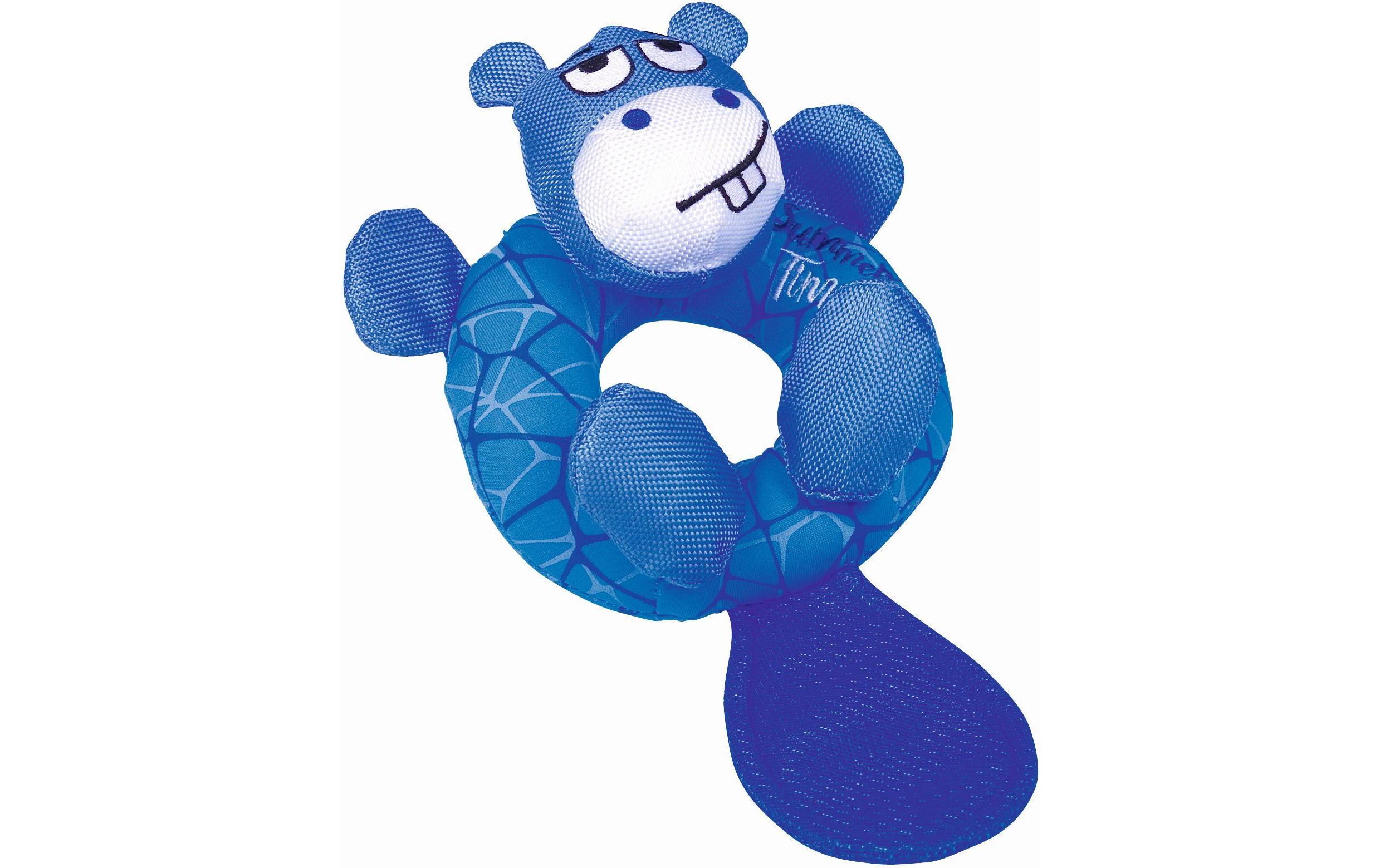 Schwimmspielzeug Floating Biber, 27 cm, BlauHunde-Spielzeug