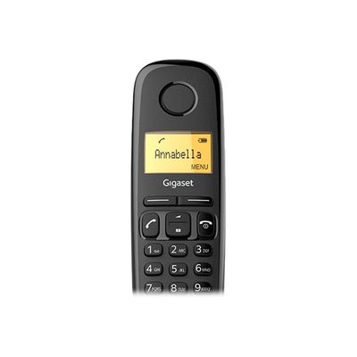Gigaset A170 Duo - téléphone sans fil + combiné supplémentaire - noir