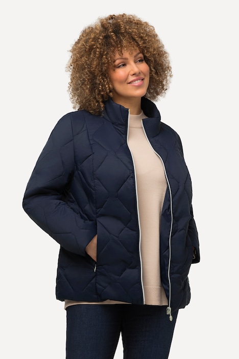 HYPRAR Steppjacke, wasserabweisend, A-Linie, Stehkragen