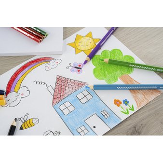 Crayon de couleur TRI WINNER, étui de 12