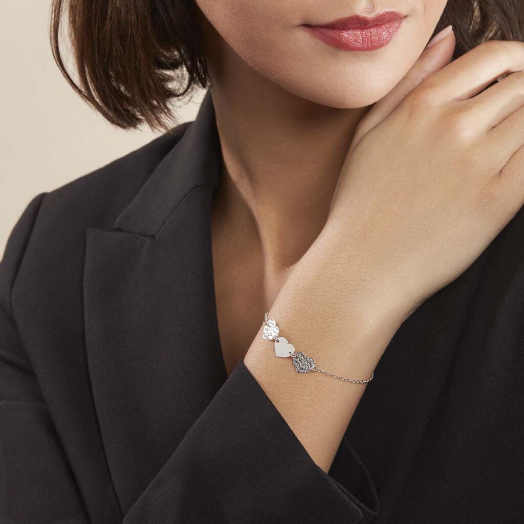 Bracelet Yrina Argent Blanc