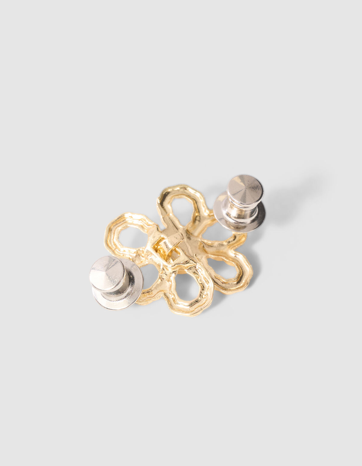 Flower Jeans Pins Goud