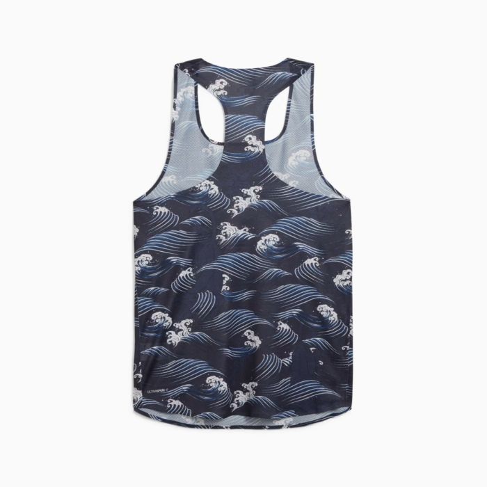 Puma Herre Singletter Singlet AOP Saysky Blå