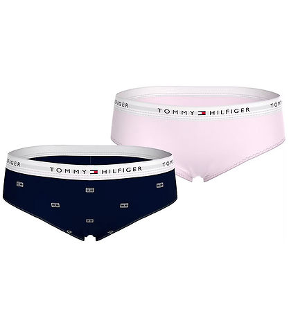Tommy Hilfiger Hipsters - 2-pak - Desert Sky/Light Pink