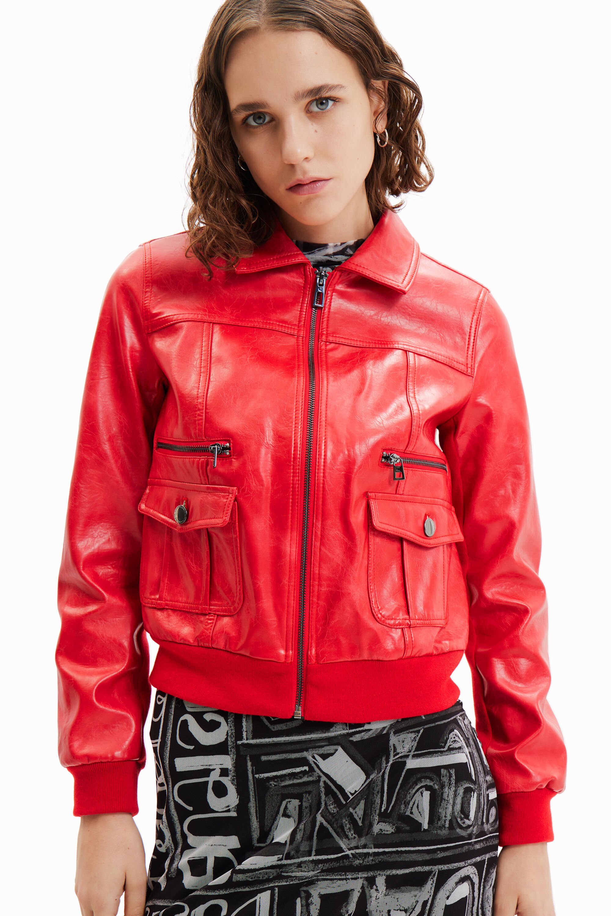 Veste rétro poches