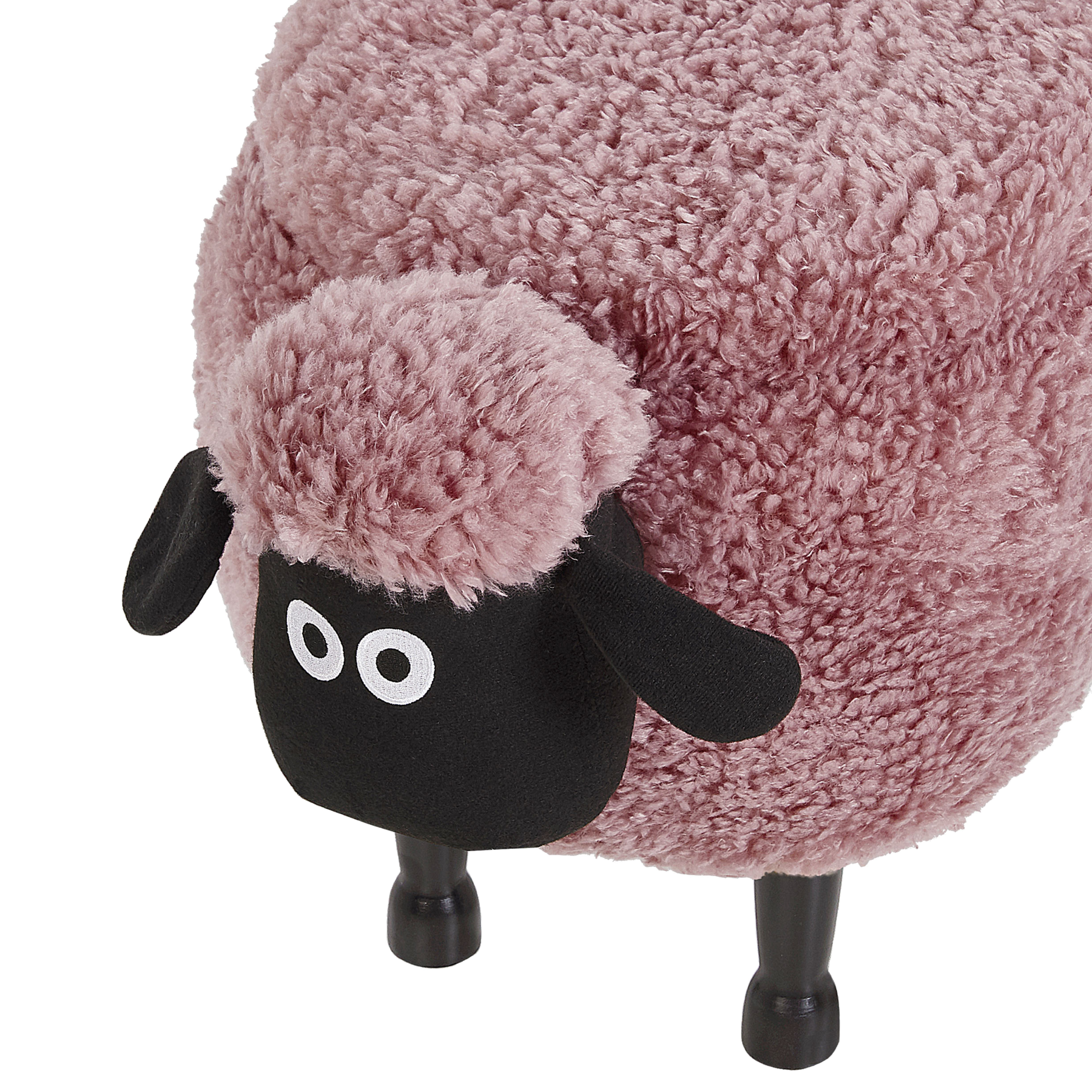 Beliani - SHEEP - Hocker - Roze - Polyester