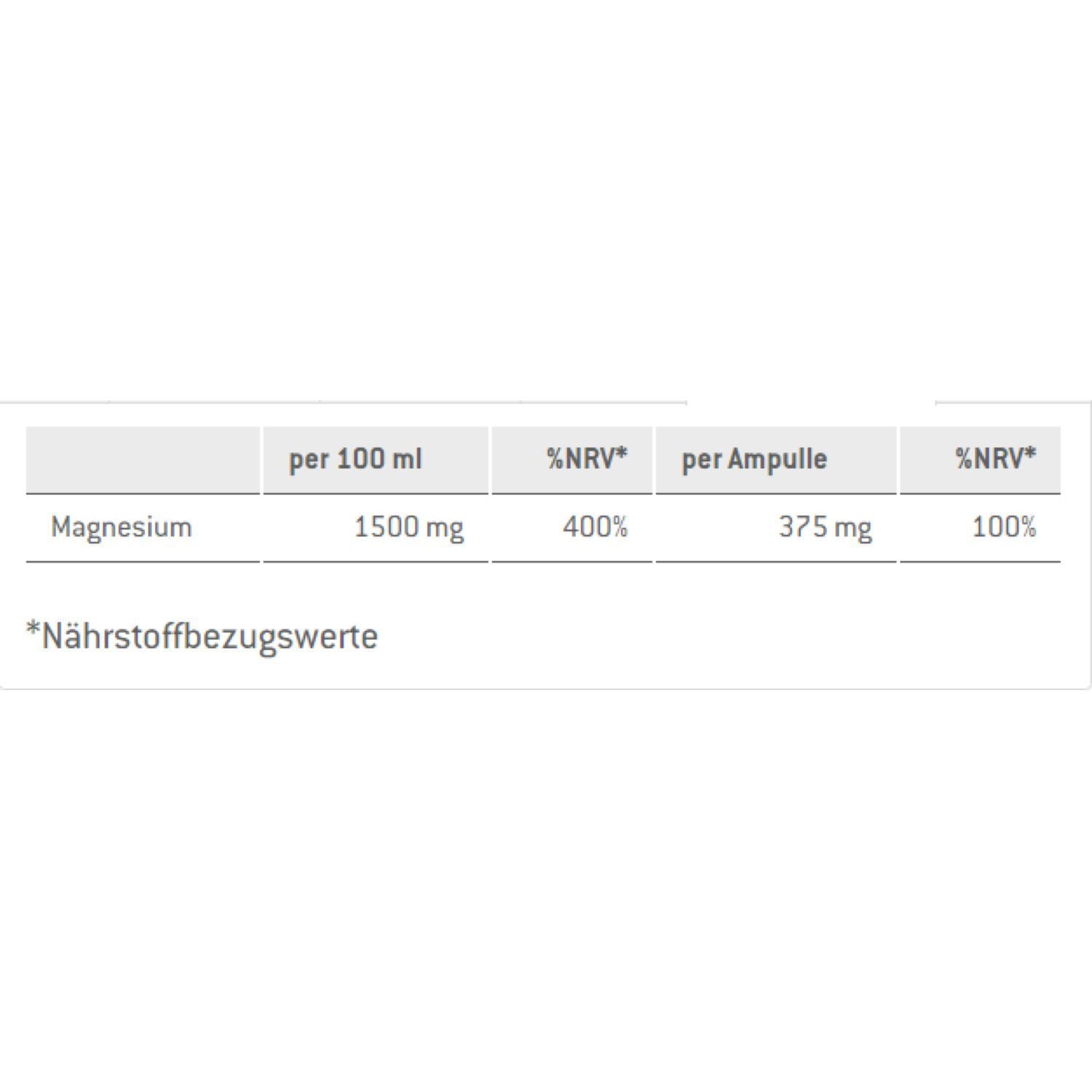 SponserMagnesium Ampulle 375 Exotic 25ml