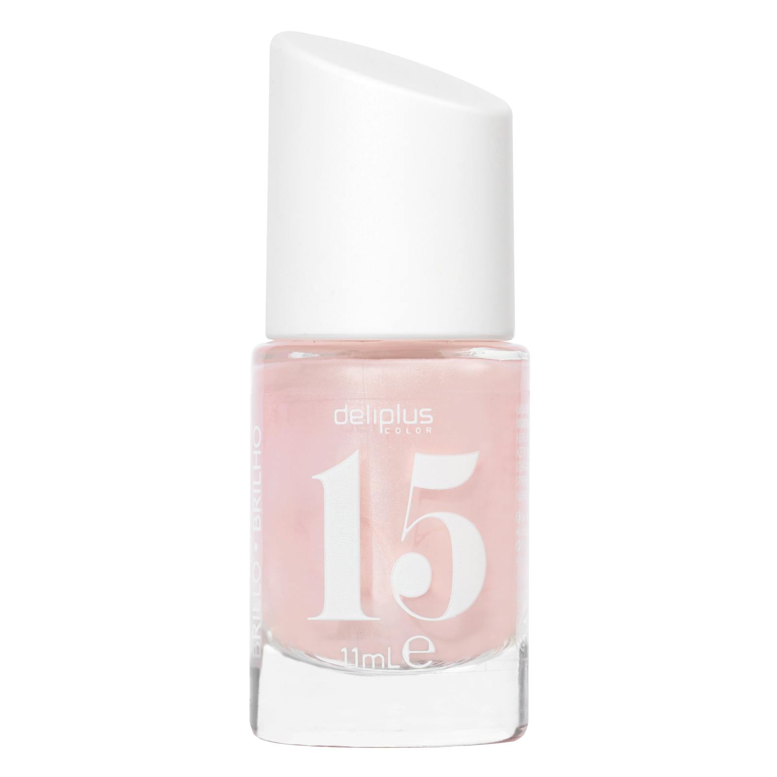 Vernis à ongles brillant Deliplus 15 Pink Pearl