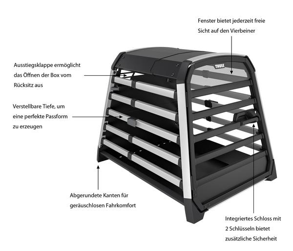 THULE® Allax XL Hundetransportbox, ca.
