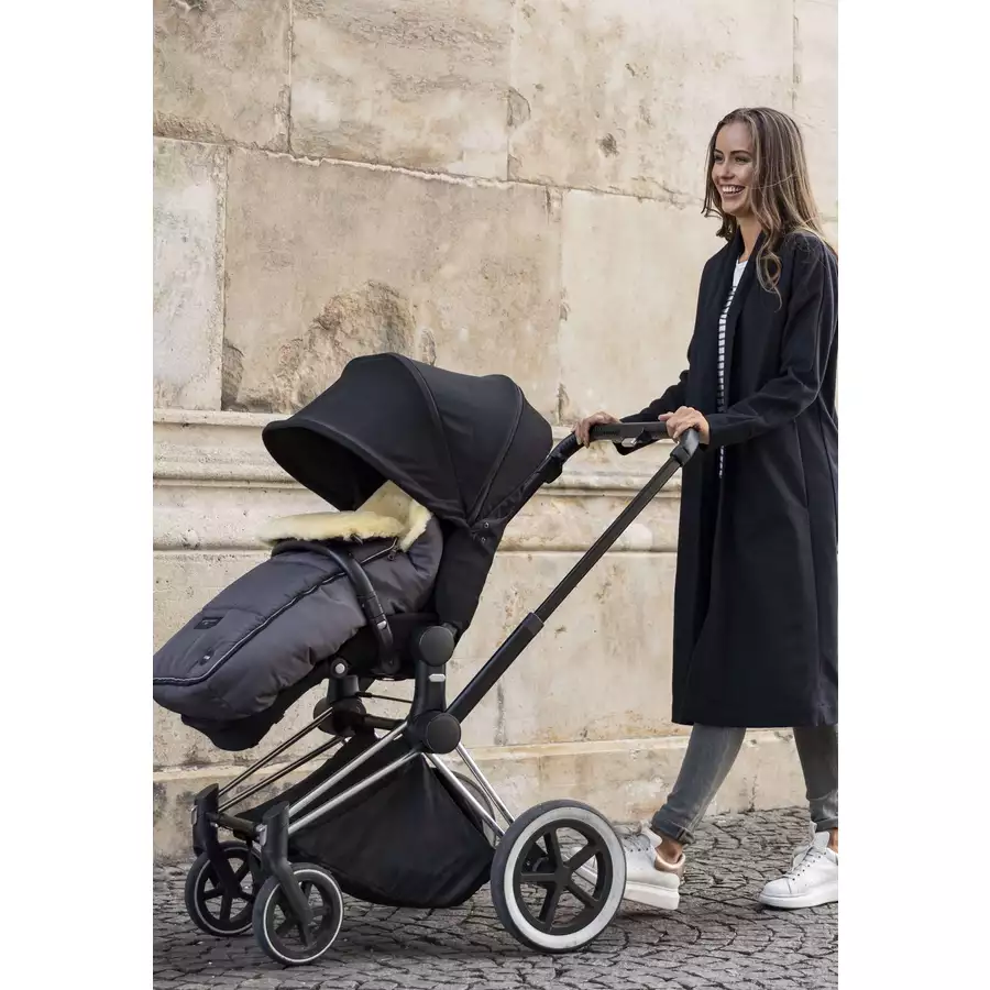Werner Christ Baby Fußsack AROSA LUXE stone