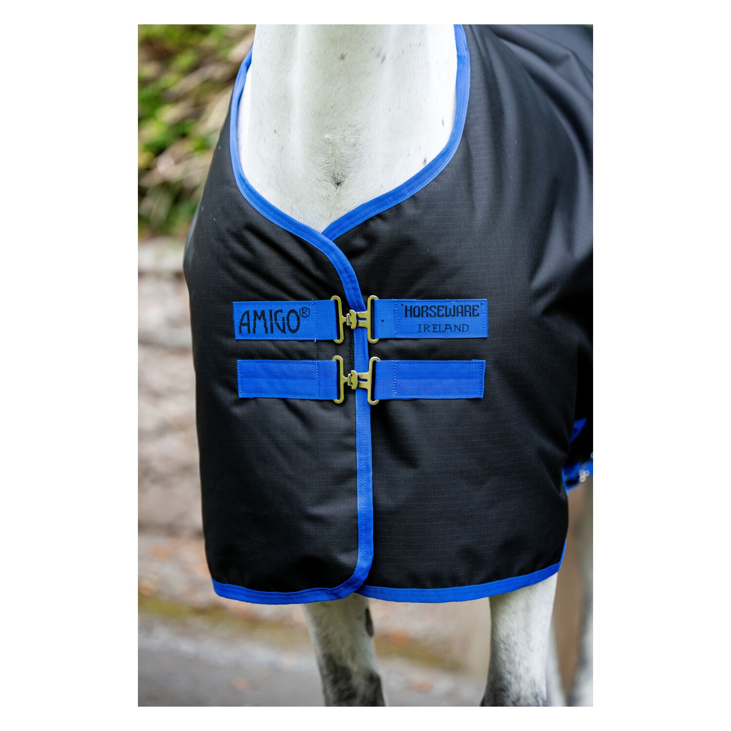 HORSEWARE Weidedecke AMIGO Ripstop 900 Denier, 50g - black/classic blue