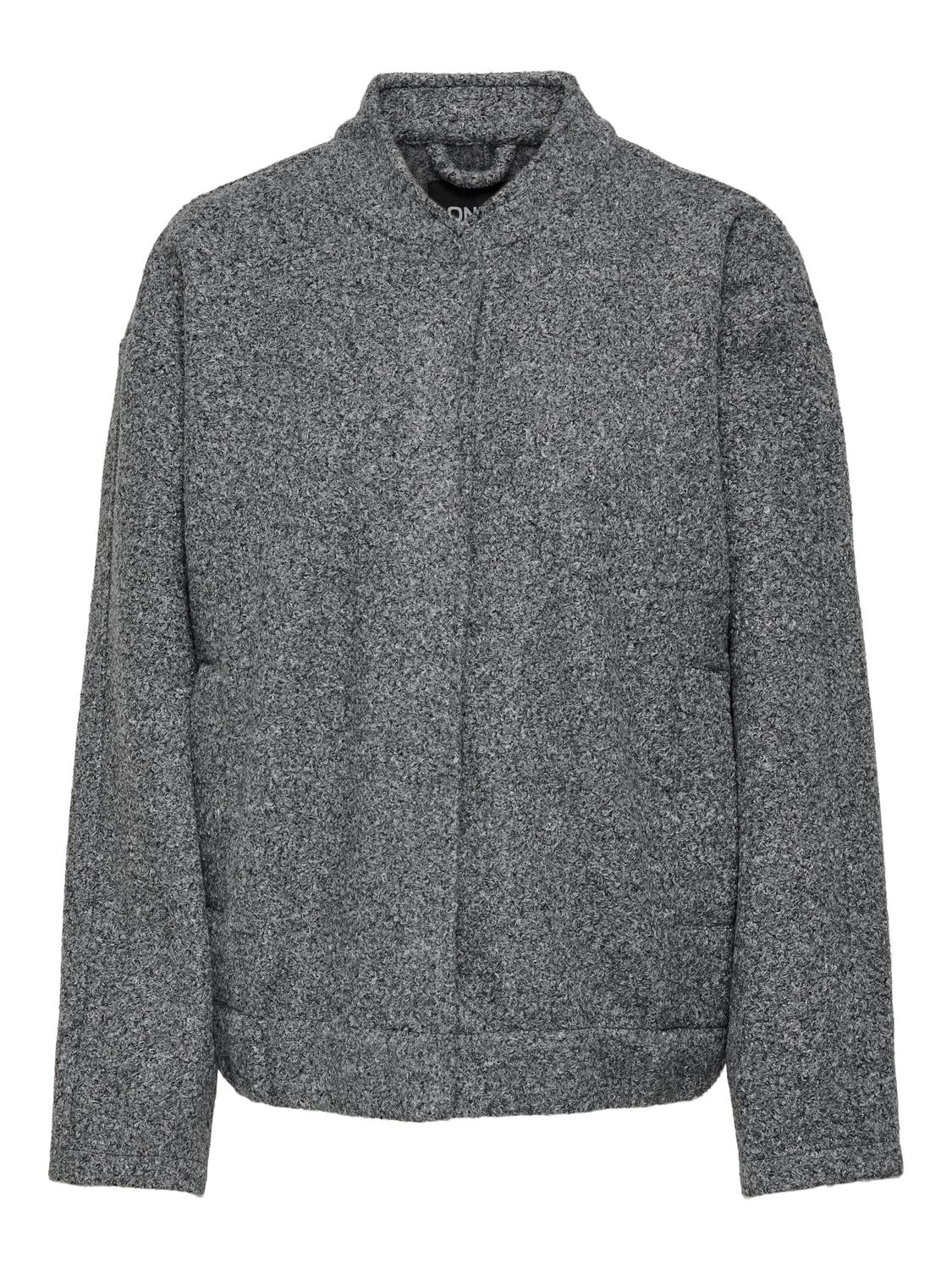 ONLGA Blousonjacke Dark Grey Melange