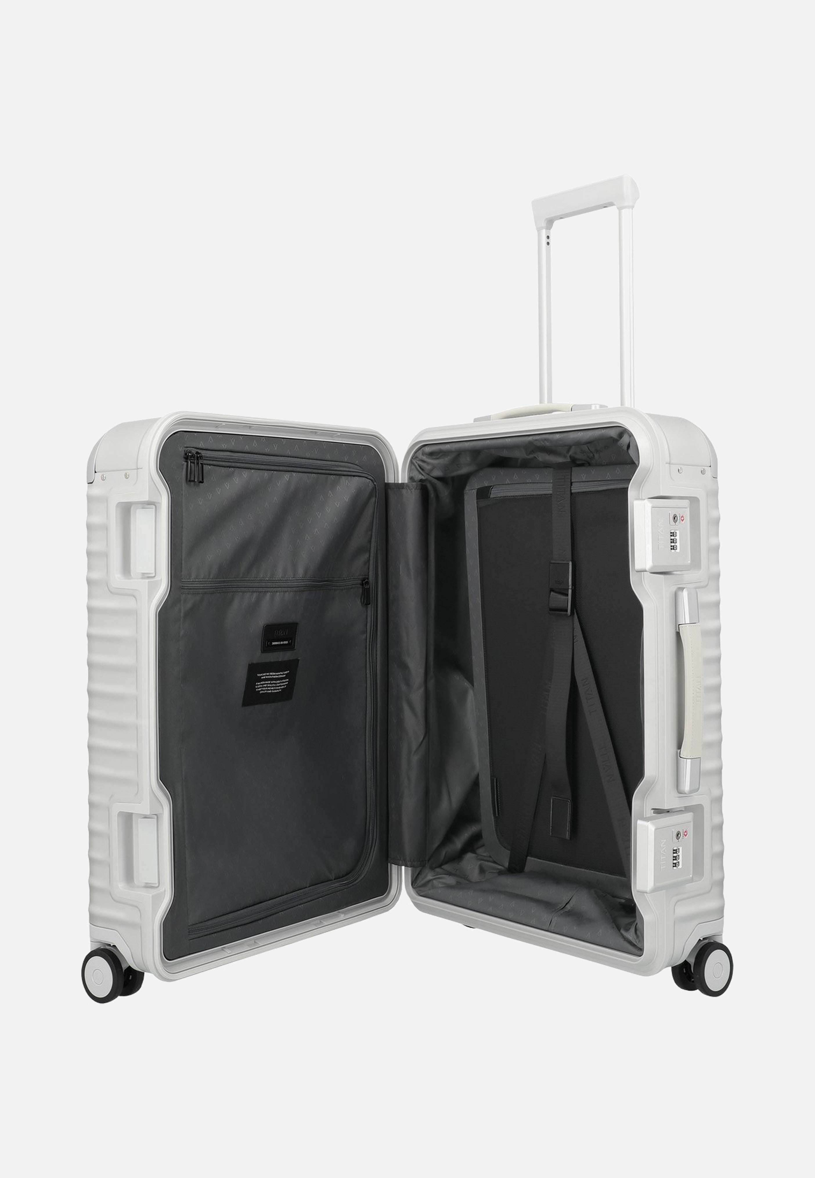 ETERNITY 4w Trolley M+ Silver - Koffer