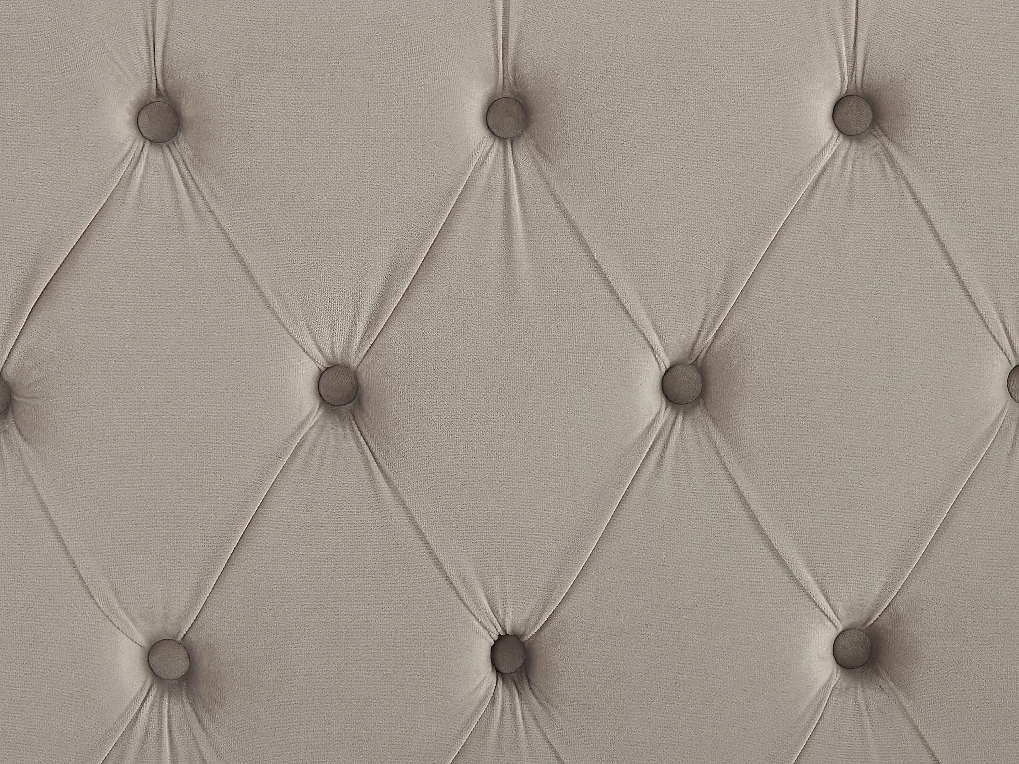 Bed Fluweel LUBBON 180 x 200 cm Lichtgrijs
