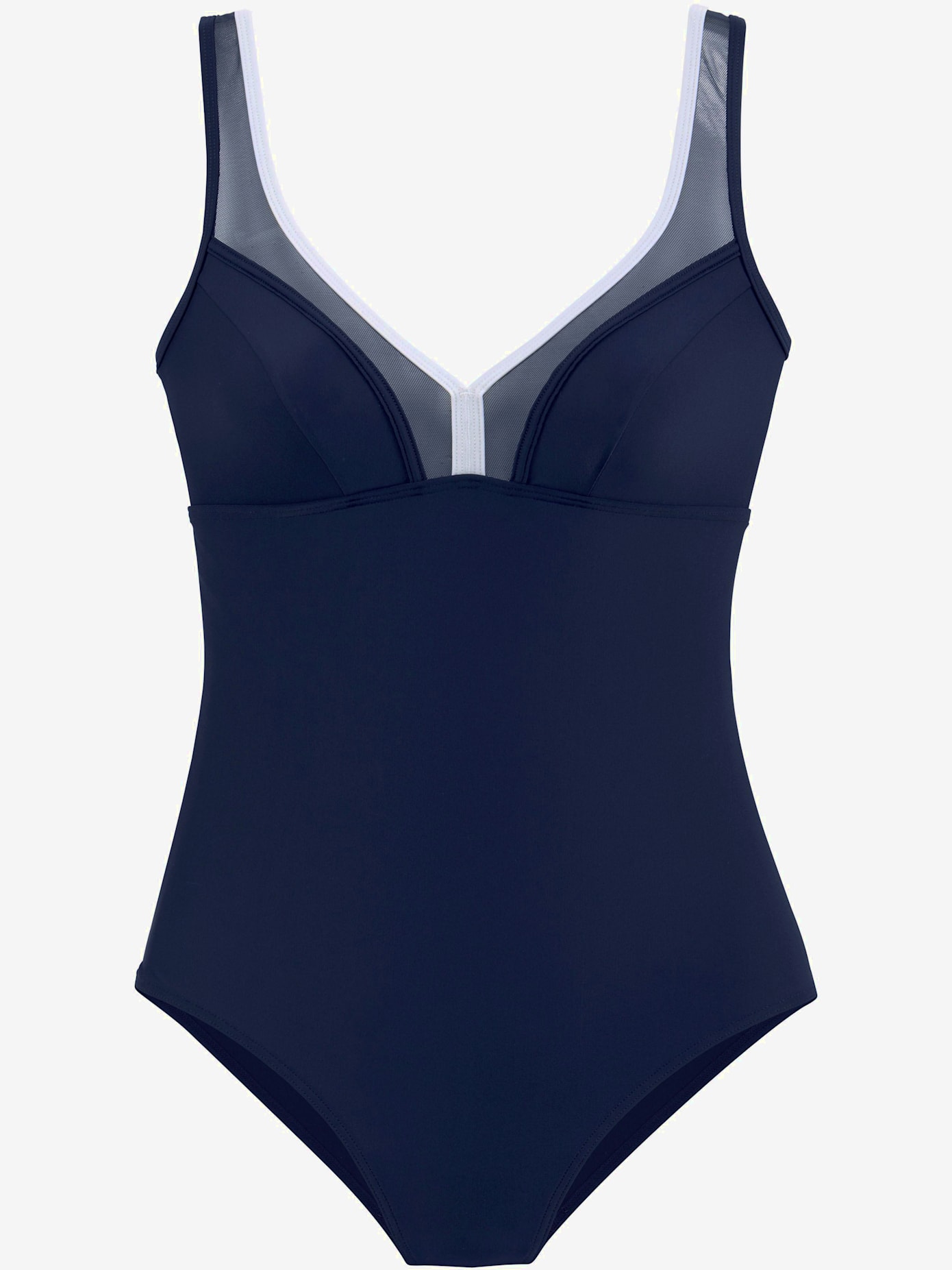 Maillot de bain empiècement maille sur les bonnets